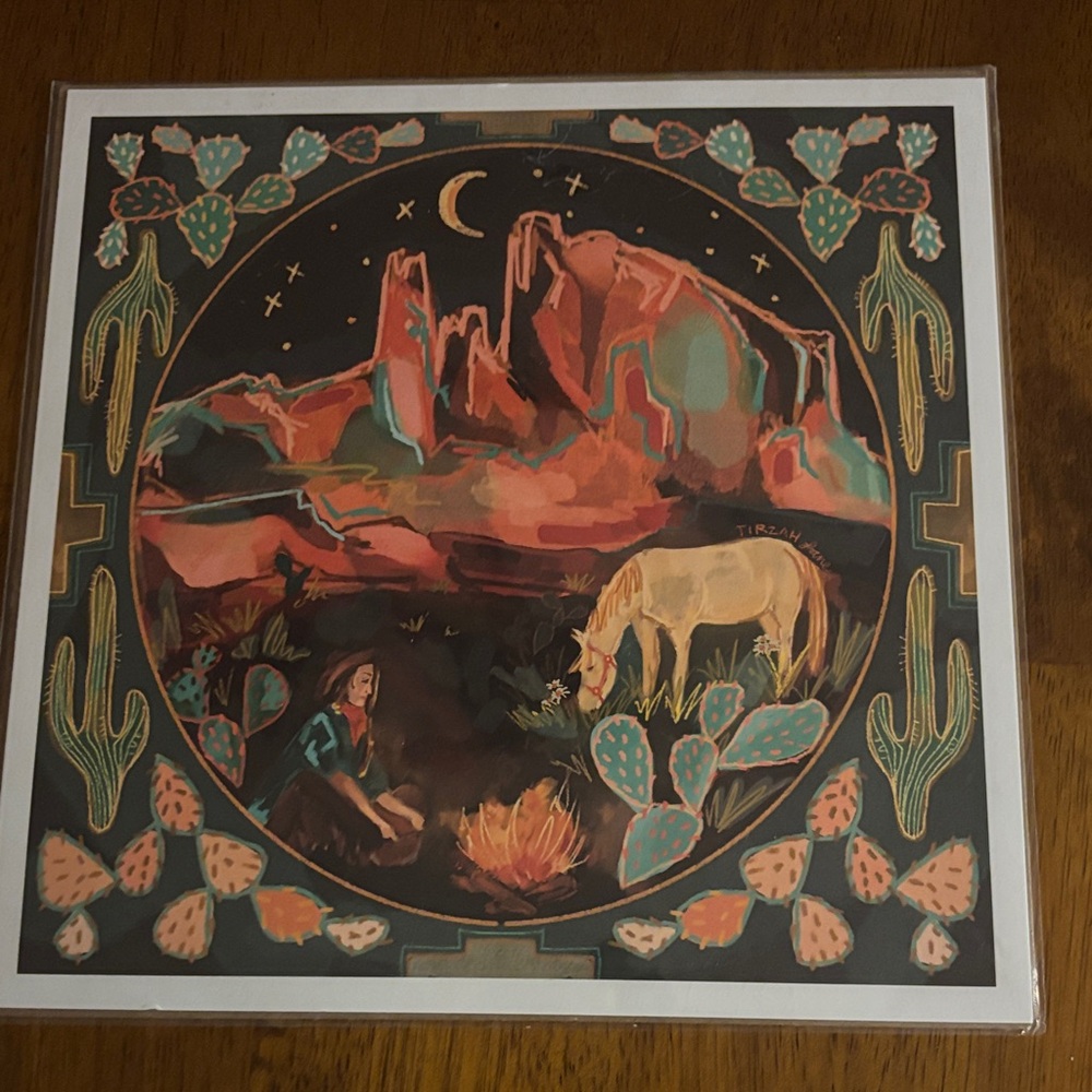 Southwestern Art Print with Desert Scene